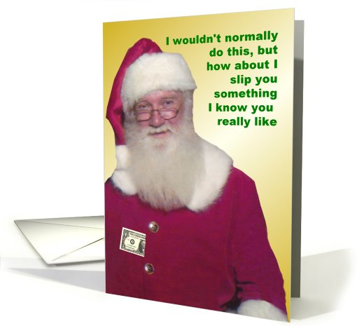 Naughty Santa - Funny card (537940)