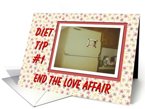 Photo of Fridge on Fridge diet congratulations card (562779)