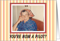 PILOT Congratulations - FUNNY card