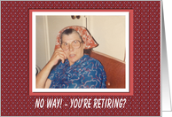 Retirement - FUNNY card