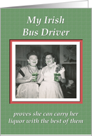 Saint Patrick’s Bus Driver - FUNNY card
