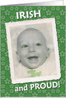 St. Patrick’s Day Kid- FUNNY card