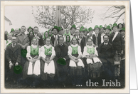 St. Patrick’s day Immigrants card