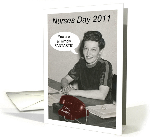 Nurses Day - FUNNY card (575301)