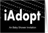 Baby Shower invitation - Adopted card