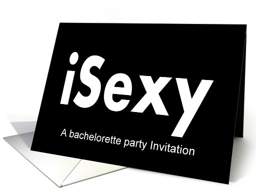 Bachelorette Party invitation - Lingerie card (584900)