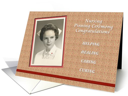 Nursing Pinning Congratulations card (744068)