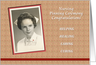 Nursing Pinning Congratulations card