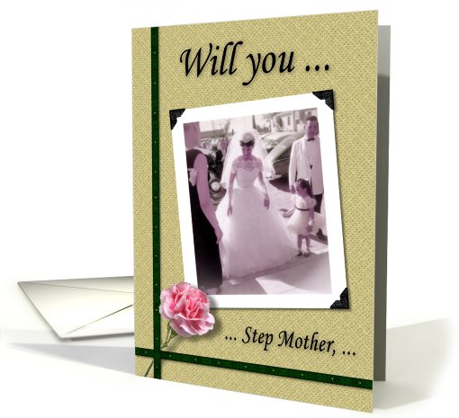 Bridesmaid - Step Mom - Nostalgic card (753955)