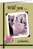 Bridesmaid - Godmother - Nostalgic card