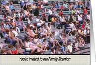 Invitation Family Reunion- Crowd card