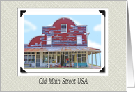 Old Main Street USA - Goodbye card