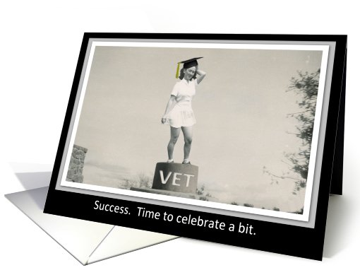 Congratulations Veterinary Graduation card (773629)