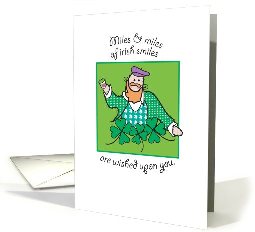 Cuzin Patrick Irish Smiles card (563786)