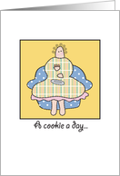 Get well Cookie a day keeps... card