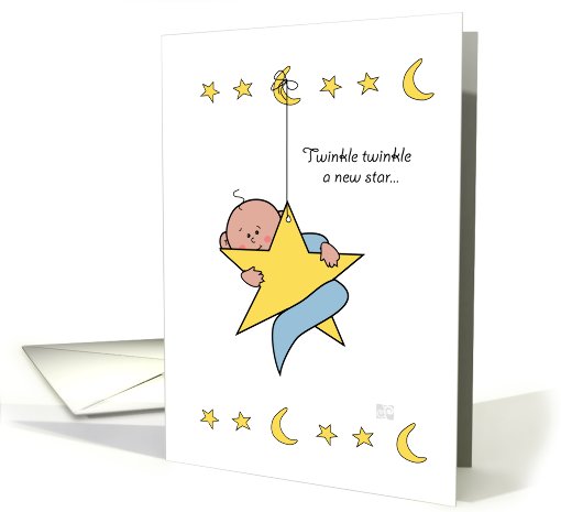 New Baby Boy on Twinkle Star card (822968)
