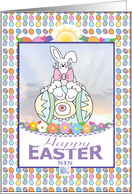 Happy Eggnormous Easter Sis card