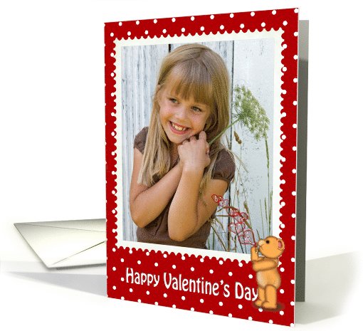 Valentine for Grandparents polka red dot polka dot with... (1020491)