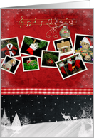 Christmas collage card