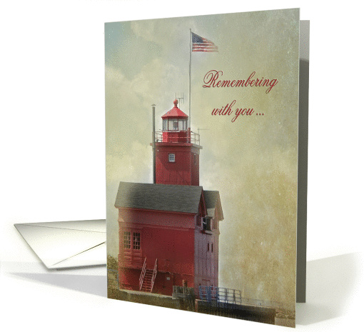 General Sympathy with red lighthouse card (850944)