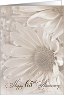 Daisy bouquet for 65th wedding anniversary card