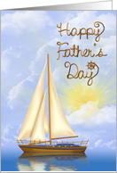 Father’s Day for Son with sailboat card