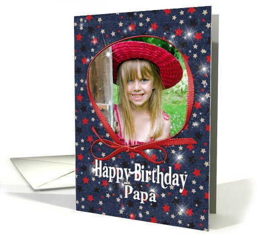 Happy Birthday photo card for Papa card (942695)