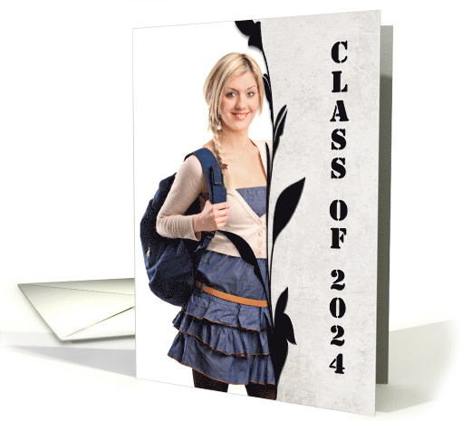 2024 Daughter's College Graduation Photo Card Party Invitation card