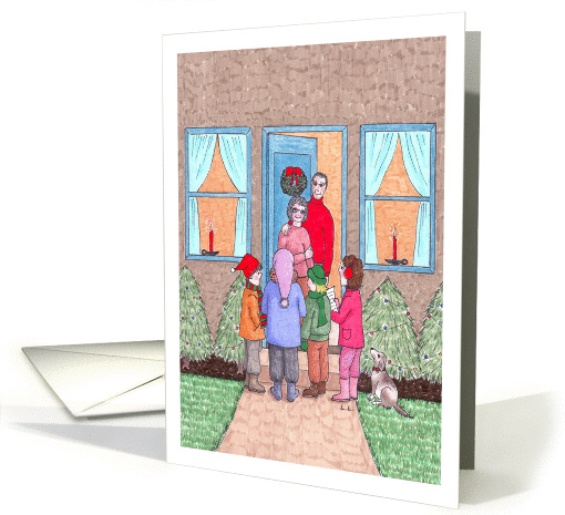 The Christmas Carol Singers-Merry Christmas card (1165002)