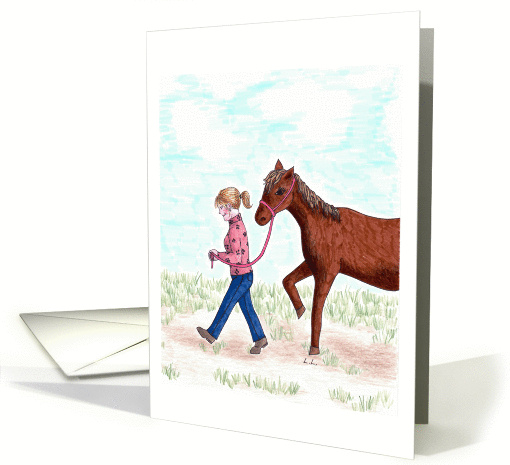 Encouragement-Walking with a friend card (1210338)