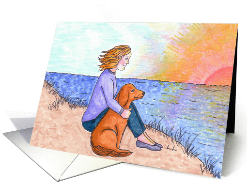 Sympathy on the loss of your dog card (822931)