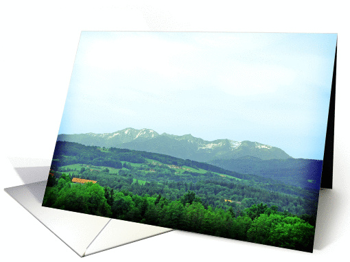 Austrian mountains card (233100)