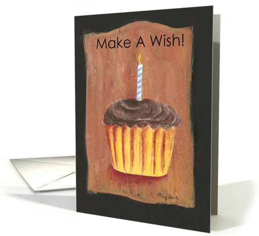 Birthday Cupcake (Make A Wish!) card (161797)