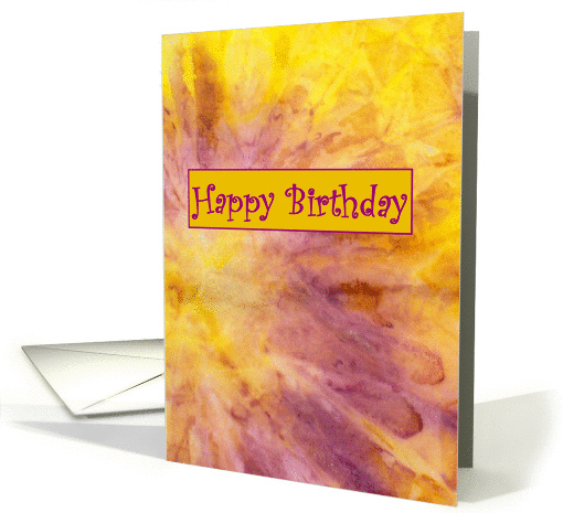 Happy Birthday - Abstract card (304801)