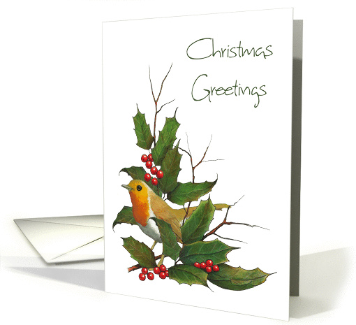 Christmas Greetings: Christian Message, English Robin,... (1138018)