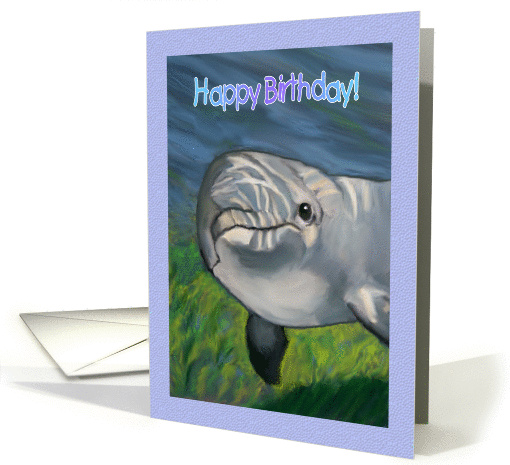 Happy Birthday to Boy: Dolphin Illustration: To A Really... (1321646)