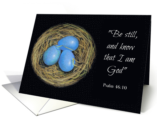 Religious, Any Occasion, Know That I Am God, Robin Eggs in... (772617)