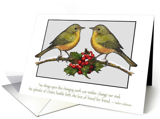 Christmas Card For Friend: Quote About Friendship: Two... (956187)