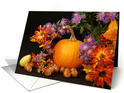 Blank Note Card-Autumn / Fall Greeting Card with... (490937)