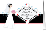 You’re Invited to a Bridal Shower in Vegas Invitation-Greeting Card