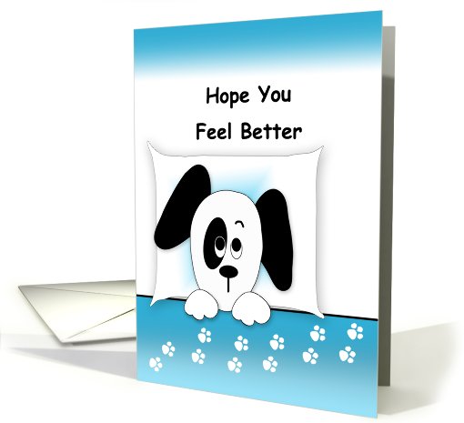 Get Well Card With Puppy card (577523)