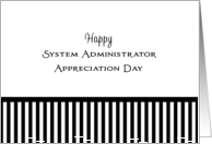 For IT-System Administrator Appreciation Day Greeting Card-Thank You card