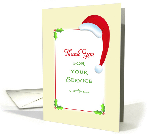 For Vendors / For Suppliers Christmas Card, Santa Hat,... (657938)