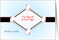 Custom New Address, I’ve Moved to Las Vegas, Change of Address card