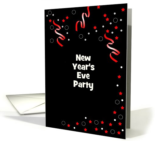 New Year's Eve Party Invitation-Customizable Text card (742889)