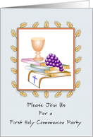 First Holy Communion Invitation card