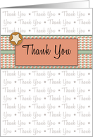 Retro Thank You Card