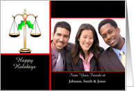 Customizable Christmas Attorney at Law Photo Card