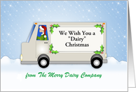 From Milk Truck Company-Christmas Card-Customizable Text card