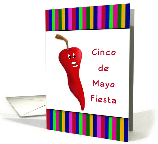 Cinco De Mayo Fiesta Party Invitation-Chili Pepper card (920217)
